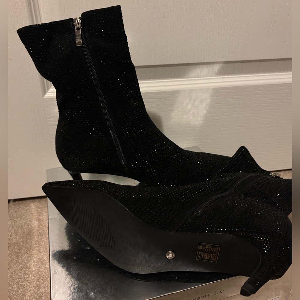 Azalea Wang Black Nerola Pointed Toe Bootie - Picture 4 of 6
